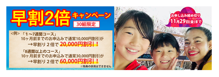 早割2倍