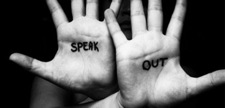 speak out